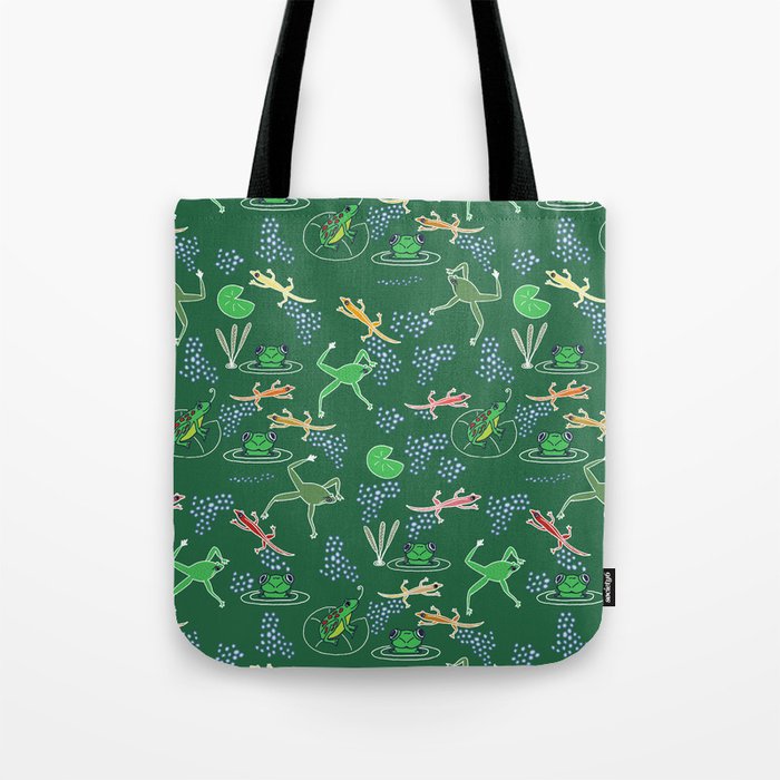 Froggy Pond Tote Bag