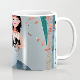 Milla Mermaid in the fall Coffee Mug