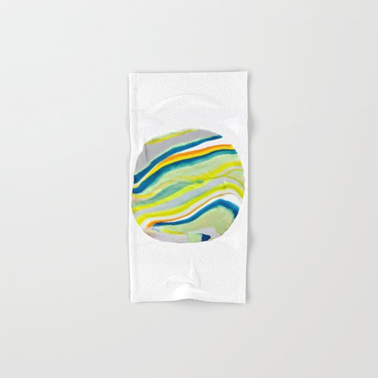 Earth Lines Marbling, Unite Hand & Bath Towel