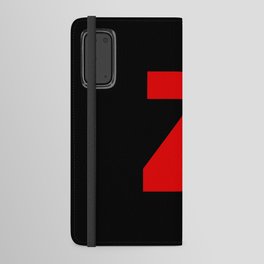 letter Z (Red & Black) Android Wallet Case
