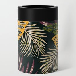 ropical Resort Monstera Collage Can Cooler