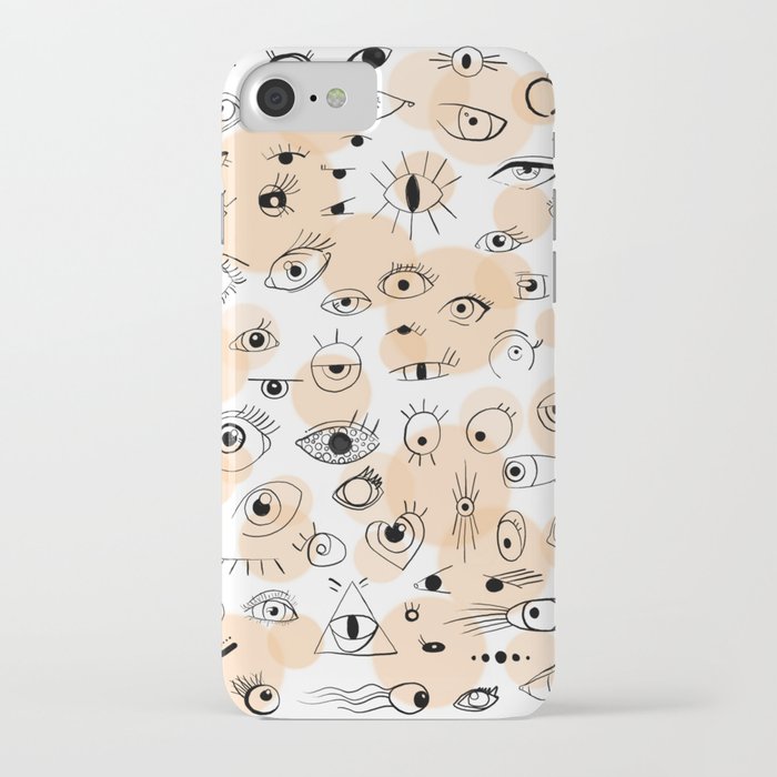 Orange eyes iPhone Case