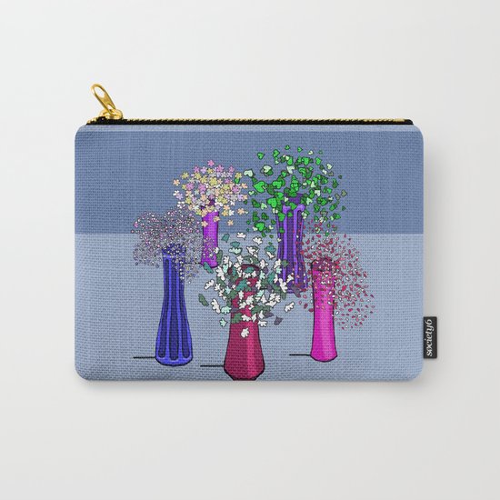 Cascade Flowers Carry-All Pouch