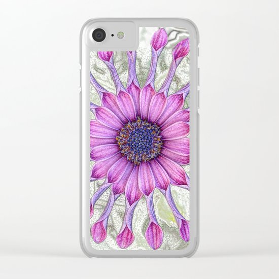 Daisy (flowers collection) Clear iPhone Case