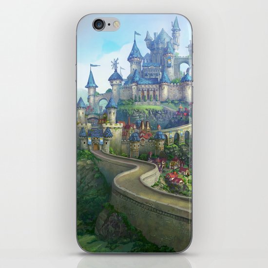 epic fantasy castle iPhone & iPod Skin