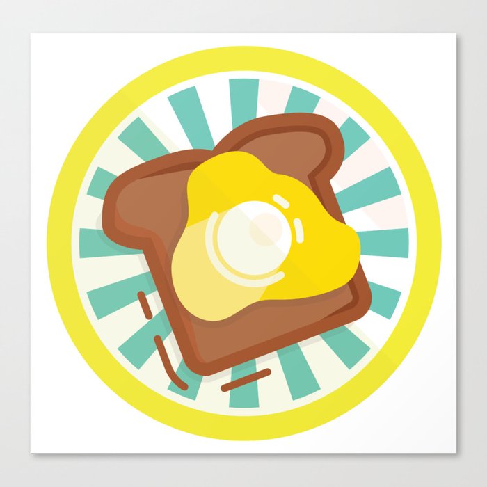 Egg Flip Canvas Print