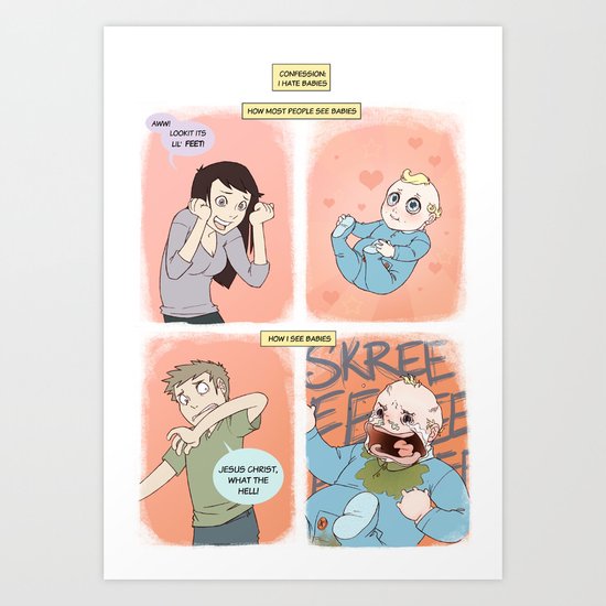 Babies Art Print