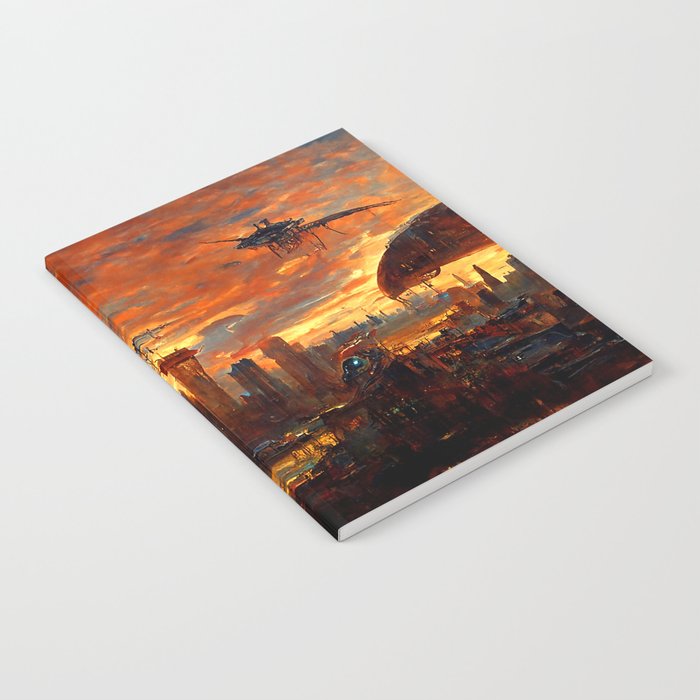 Postcards from the Future - Alien Metropolis Notebook