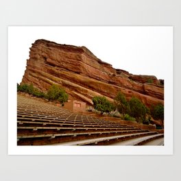 Red Rocks Amphitheater Art Print