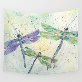 Summer Dragonfly Wall Tapestry