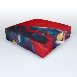 Cuore Rosso Outdoor Floor Cushion