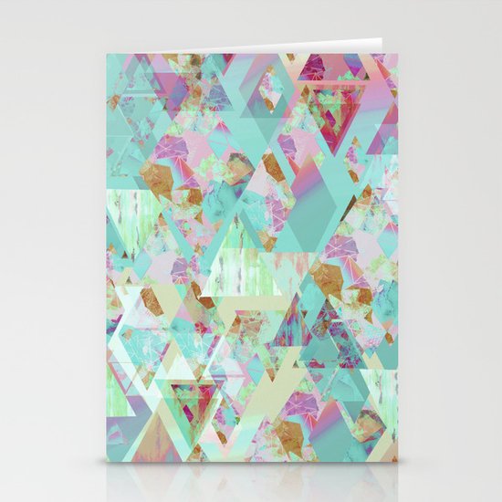 Candy Geometric Stationery Cards