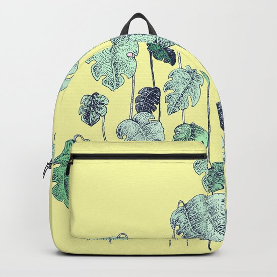 palm leaves pen Backpack