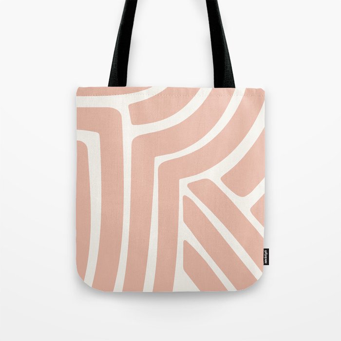 Abstract Stripes LXXXV Tote Bag