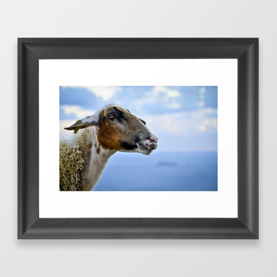 Goating Filfla Framed Art Print