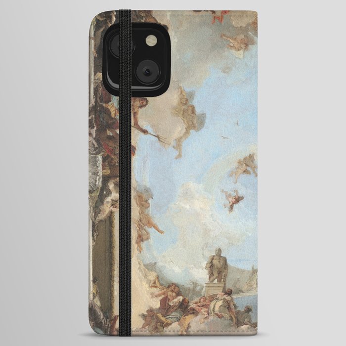Renaissance Ceiling Painting Angels Cherubs Giovanni Battista Tiepolo iPhone Wallet Case
