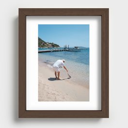 Old Man & The Sea Recessed Framed Print