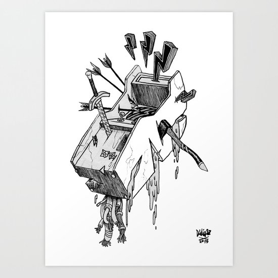 Everlasting Arcade Art Print