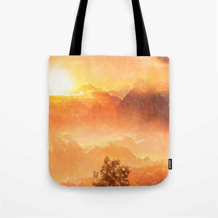 Sunset Mountains Tote Bag