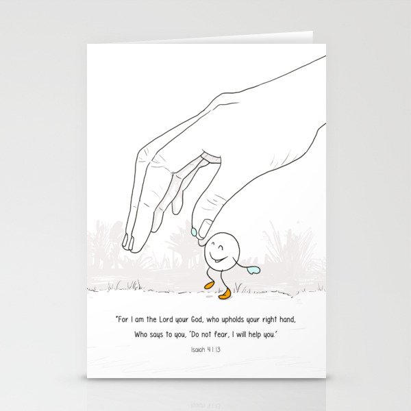 Don´t fear God is with you .REformas.  Stationery Cards