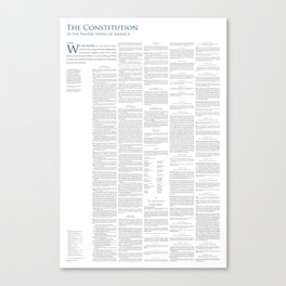 Constitution of the United States Canvas Print