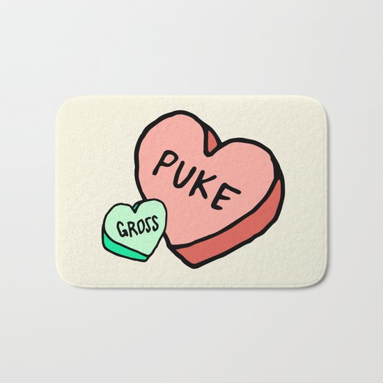 VALENTINE'S DAY SUCKS Bath Mat