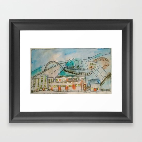 Livingston sports centre. Framed Art Print