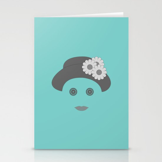 woman Stationery Cards