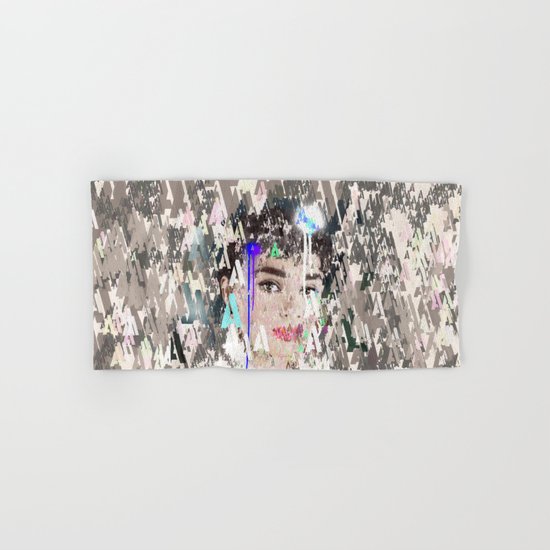 Audrey Type Abstract Art Hand & Bath Towel