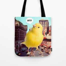 Canary in the City Tote Bag