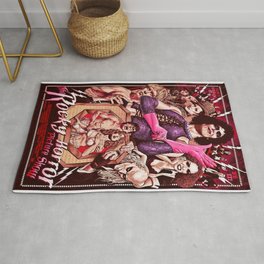 Rocky Horror picture show lips - halloween Rug | Halloween, Vintage, Broadway, 70S, Timewarp, Timcurry, Gothic, Movies, Doctor, Film 