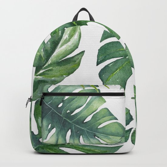 Monstera Leaves Backpack