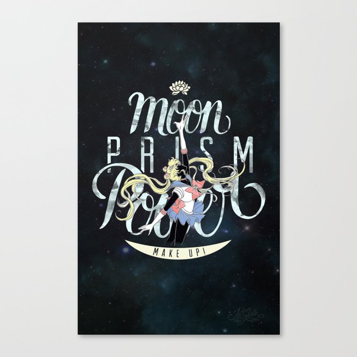 Moon Prism Power Canvas Print