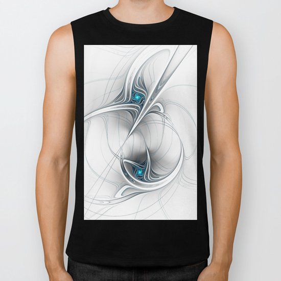 Come Together, Abstract Fractal Art Biker Tank