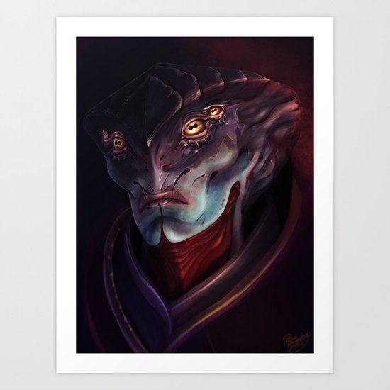 Mass Effect: Javik Art Print