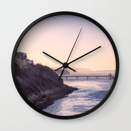 Clevedon Sea front Wall Clock | Digitalmanipulation, Color, Photo, Sky, Sun, Digital, Uk, Sea 