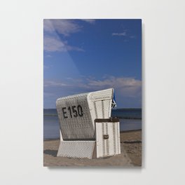 beach chair no E 150 Metal Print | Photo, Nature, Landscape 