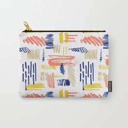 scribble and paint splotches or smudges. Carry-All Pouch | Art, Brush, Illustration, Seamless, Stroke, Acrylic, Patternstroke, Simple, Creative, Colorful 