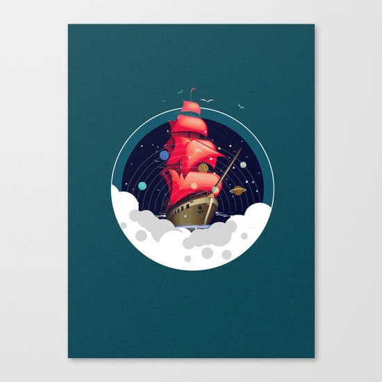 Spaceship Canvas Print