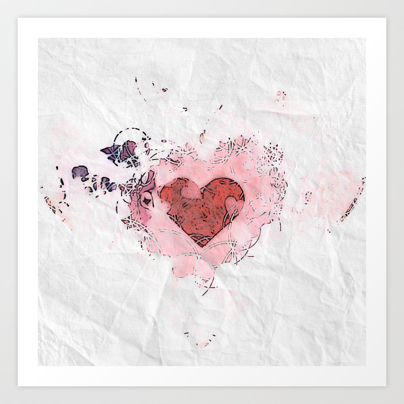Abstract Lost Love White And Pink Crumpled Paper Design Art Print By Artaddiction45 Society6 You can never have enough paper textures in your library of design resources. abstract lost love white and pink crumpled paper design art print by artaddiction45