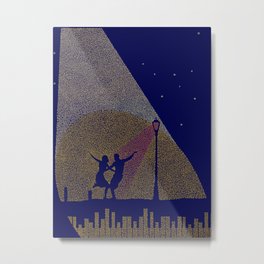 La La Land Metal Print | Ryan, Drawing, Night, Stars, Lalaland, City, Musical, Digital, Maze, Pattern 