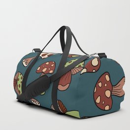Vintage mushrooms 7 Duffle Bag