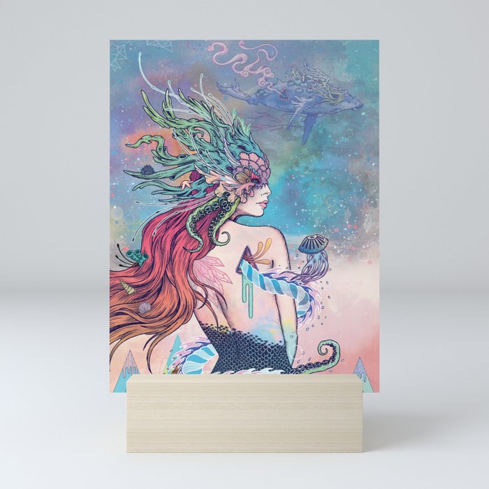 The Last Mermaid Mini Art Print