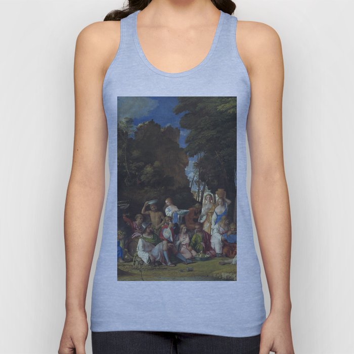 Giovanni Bellini and Titian The Feast of the Gods 1514 1529 Painting Tank Top