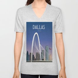 Dallas texas V Neck T Shirt
