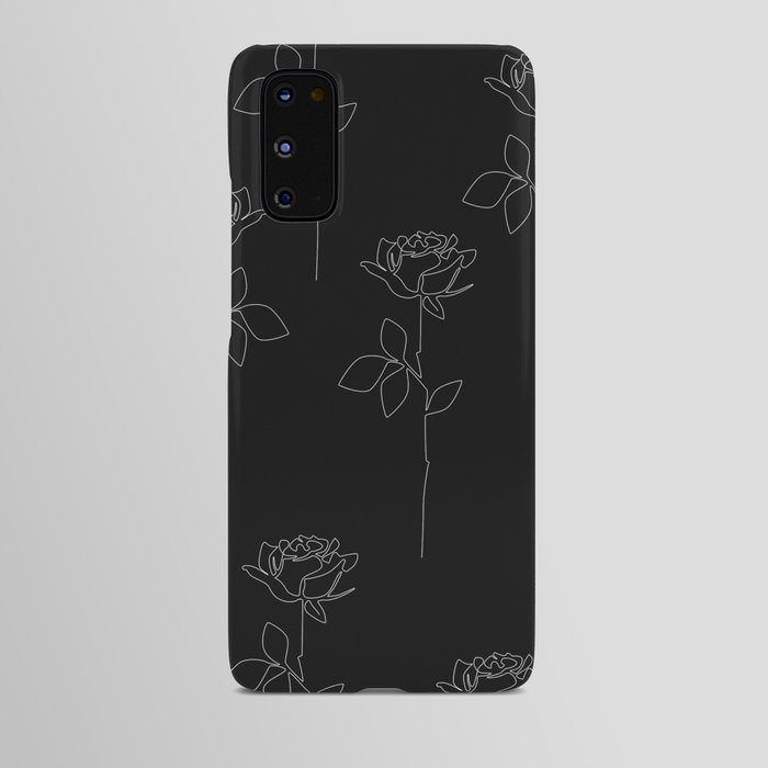 Black Rose Android Case