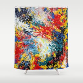 Face The Future And Act Now Shower Curtain