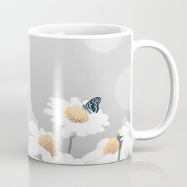 Daisies (Gray) Coffee Mug