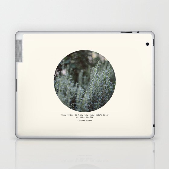 Circle Print Series - Bury Us Laptop & iPad Skin