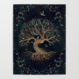 Tree of Life - Yggdrasil Poster